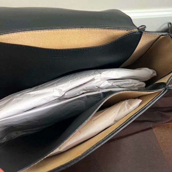 Roberto Cavalli Medium Black Leather Handbag NWT $1495 - Picture 8 of 14